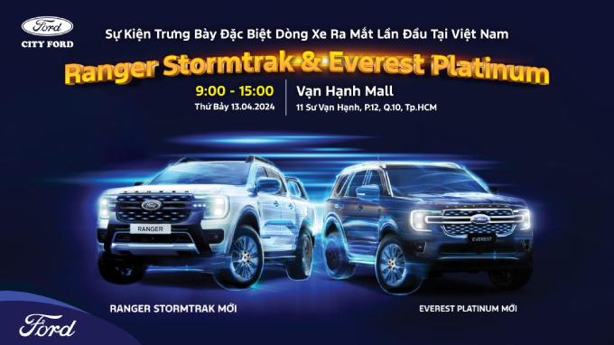 SPECIAL DISPLAY EVENT OF THE FIRST LAUNCH OF VEHICLES IN VIETNAM – RANGER STORMTRAK & EVEREST PLATINUM